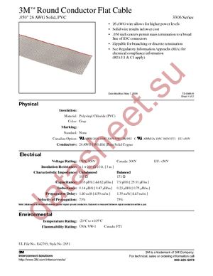 3306/14 100 datasheet  